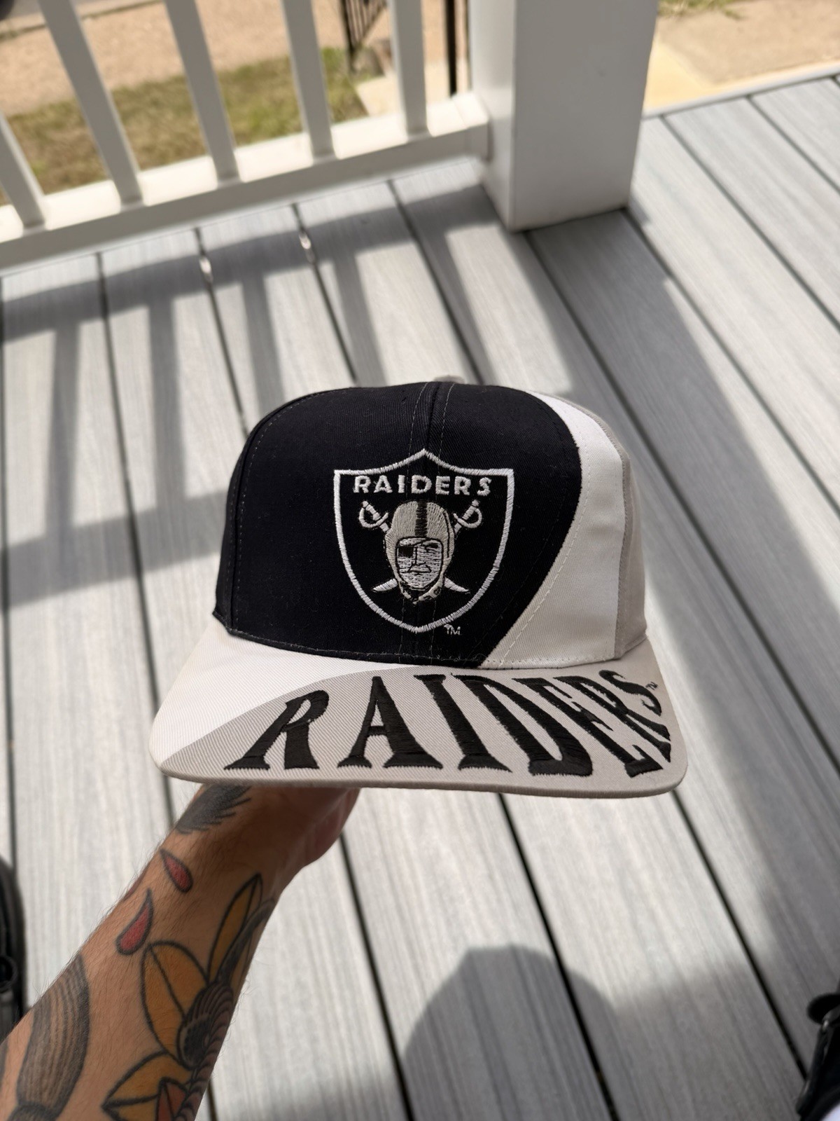Raiders Drew Pearson Swirl SnapBack