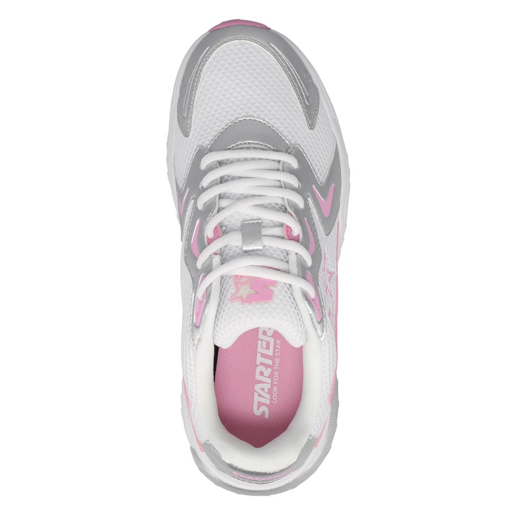 Starter Womens Star Light Synthetic Leather and Mesh Sneaker