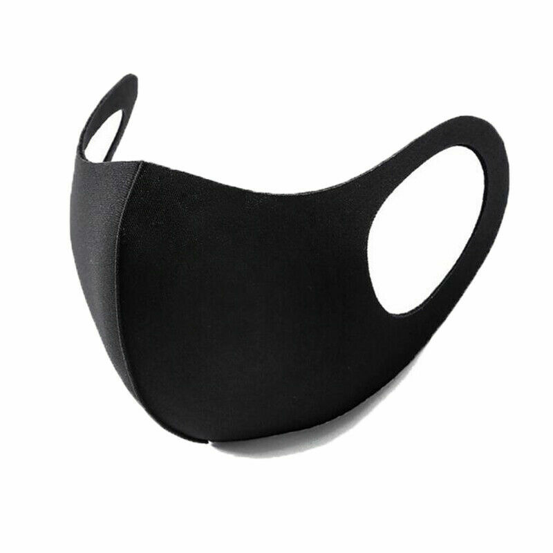 NEW Black Cloth fashion face mask washable reusable face cover unisex US SELLER