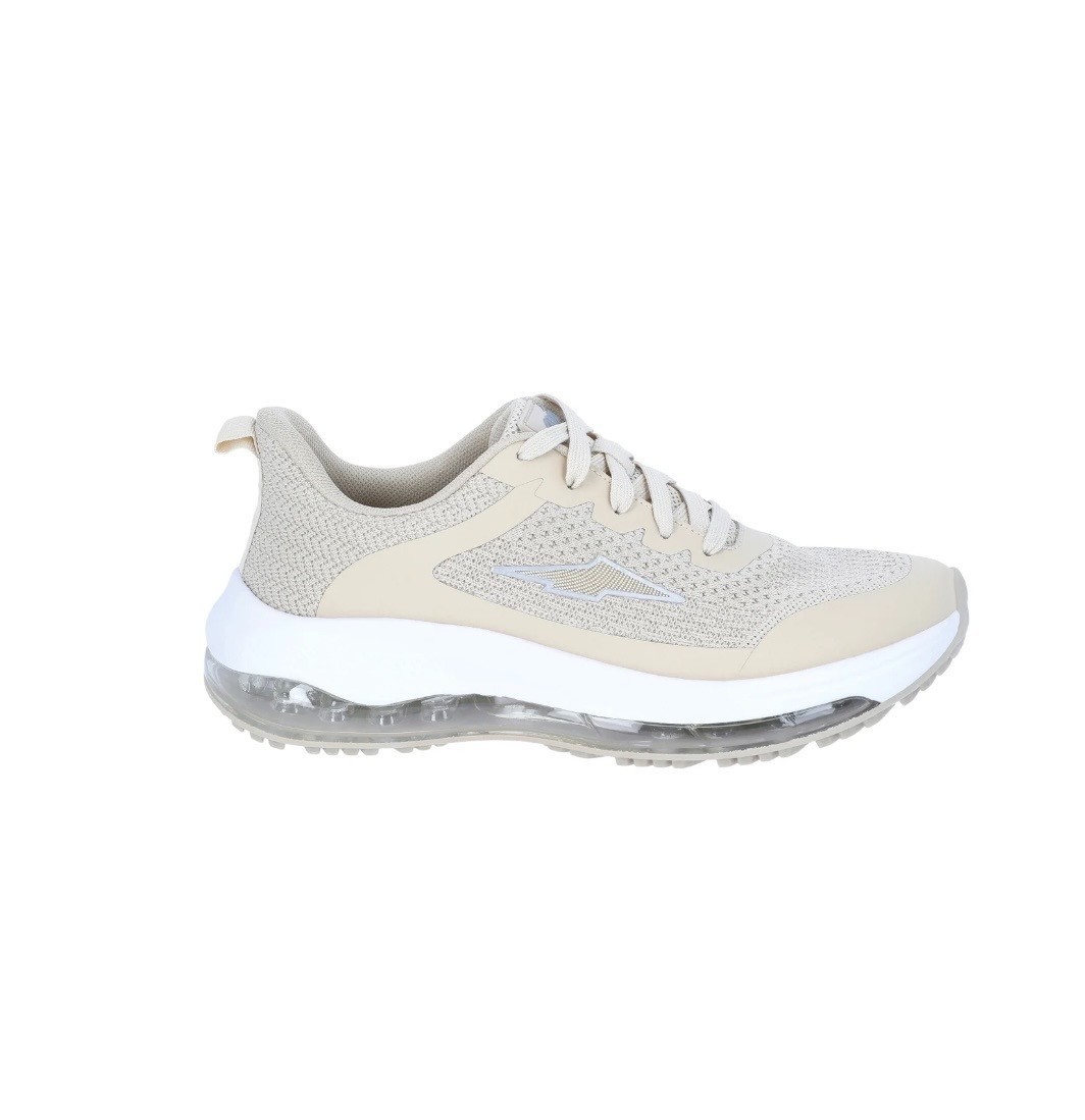 Avia Women’s O2 Air 360 Running Shoes Beige Memory Foam Comfort Sneakers