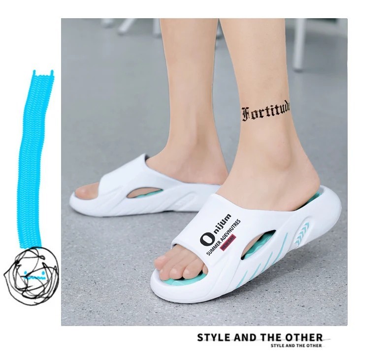 Men’s Summer Orthopaedic Massage Slippers Non-Slip Cool Sandals Comfort Slippers