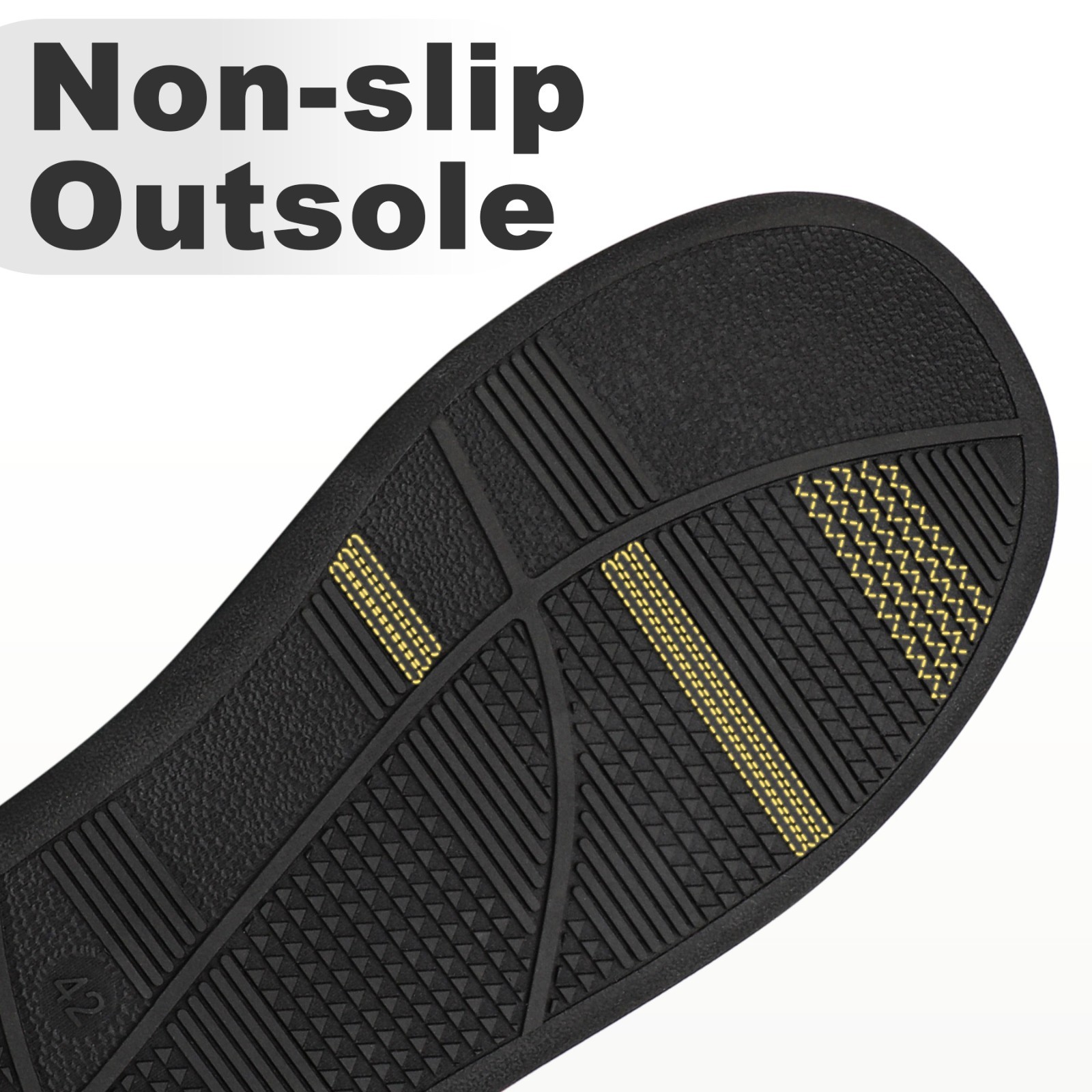 Tiestra Mens Memory Foam House Slippers Lightweight Comfort Slip On House Shoes