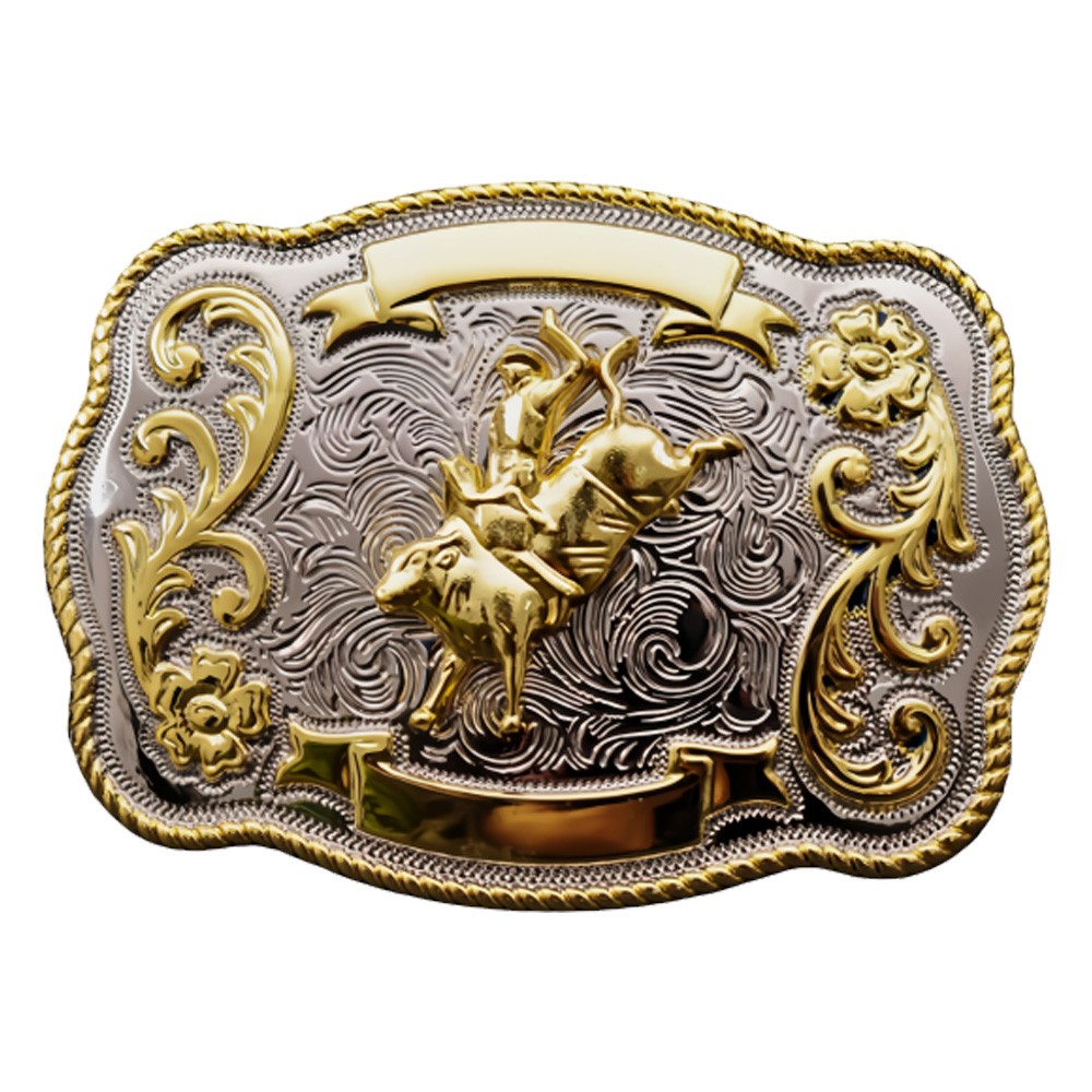Rock Bull Ride Long Huge Rodeo Big Cowboy Texas Western Shine Belt Buckle HOT