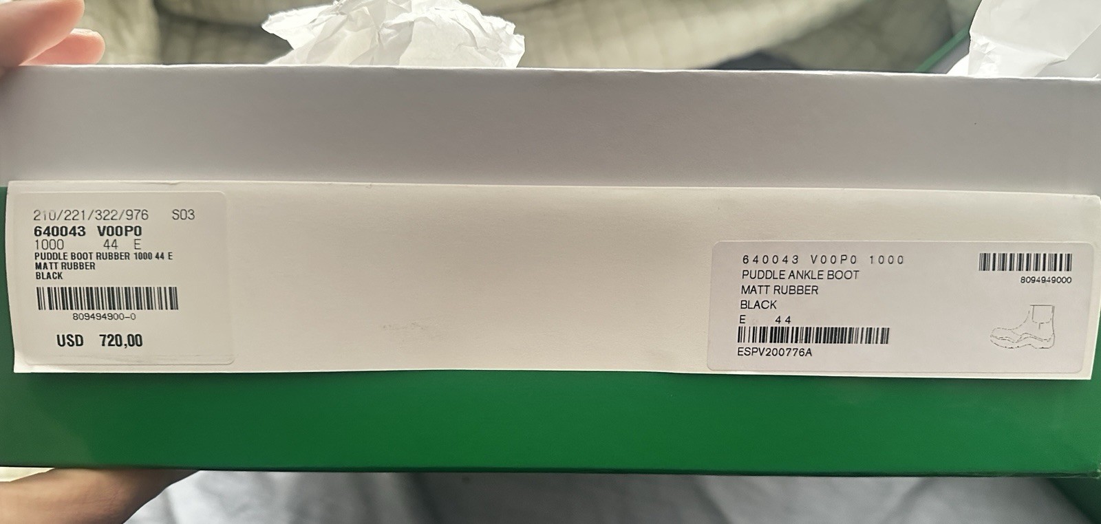 Bottega Veneta Puddle Boots (pls See Description)!