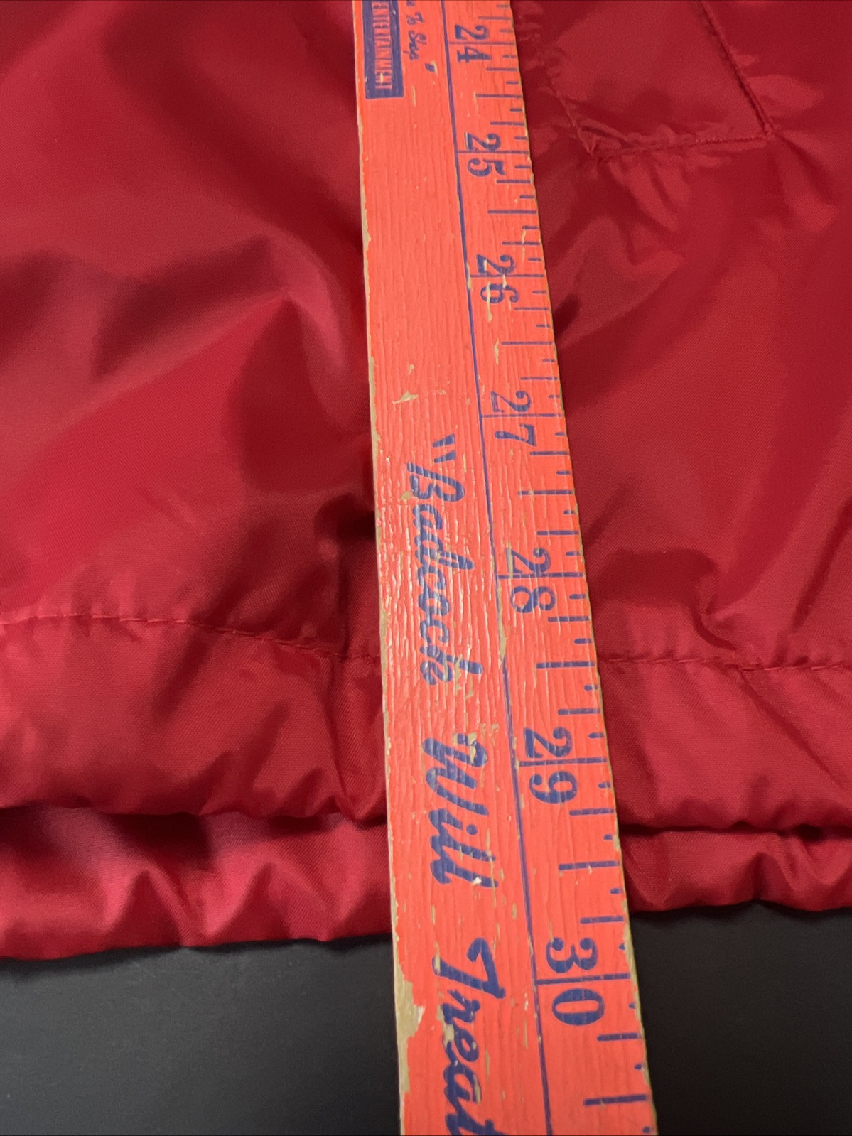 Vintage Luna Pier windbreaker Reserved grand champion buyer jacket with cows red
