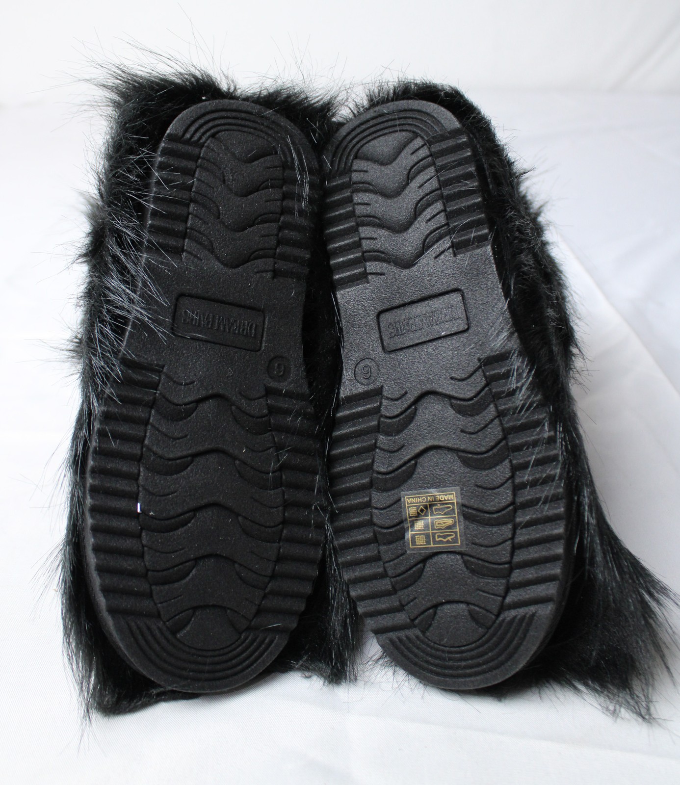 Dream Pairs Women’s Mid-Calf Fuzzy Boots AC2 Black Size US:6 EU:36.5 UK:4