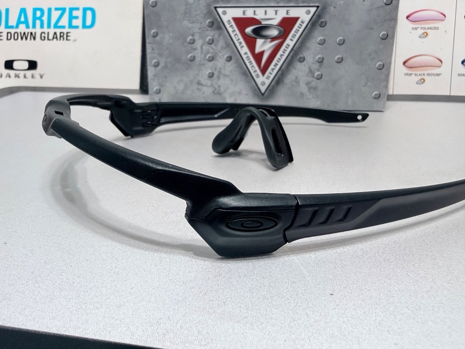 Oakley SI M Frame Alpha Matte Black Frame & Nose piece / SKU# 9206 132mm NIB