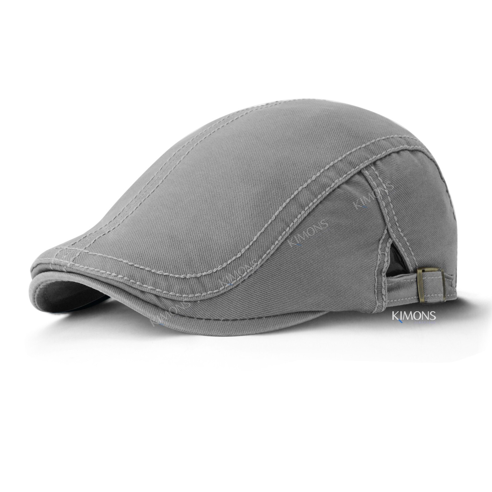 Buckle Cotton Gatsby Cap Mens Ivy Hat Golf Driving Summer Sun Flat Newsboy