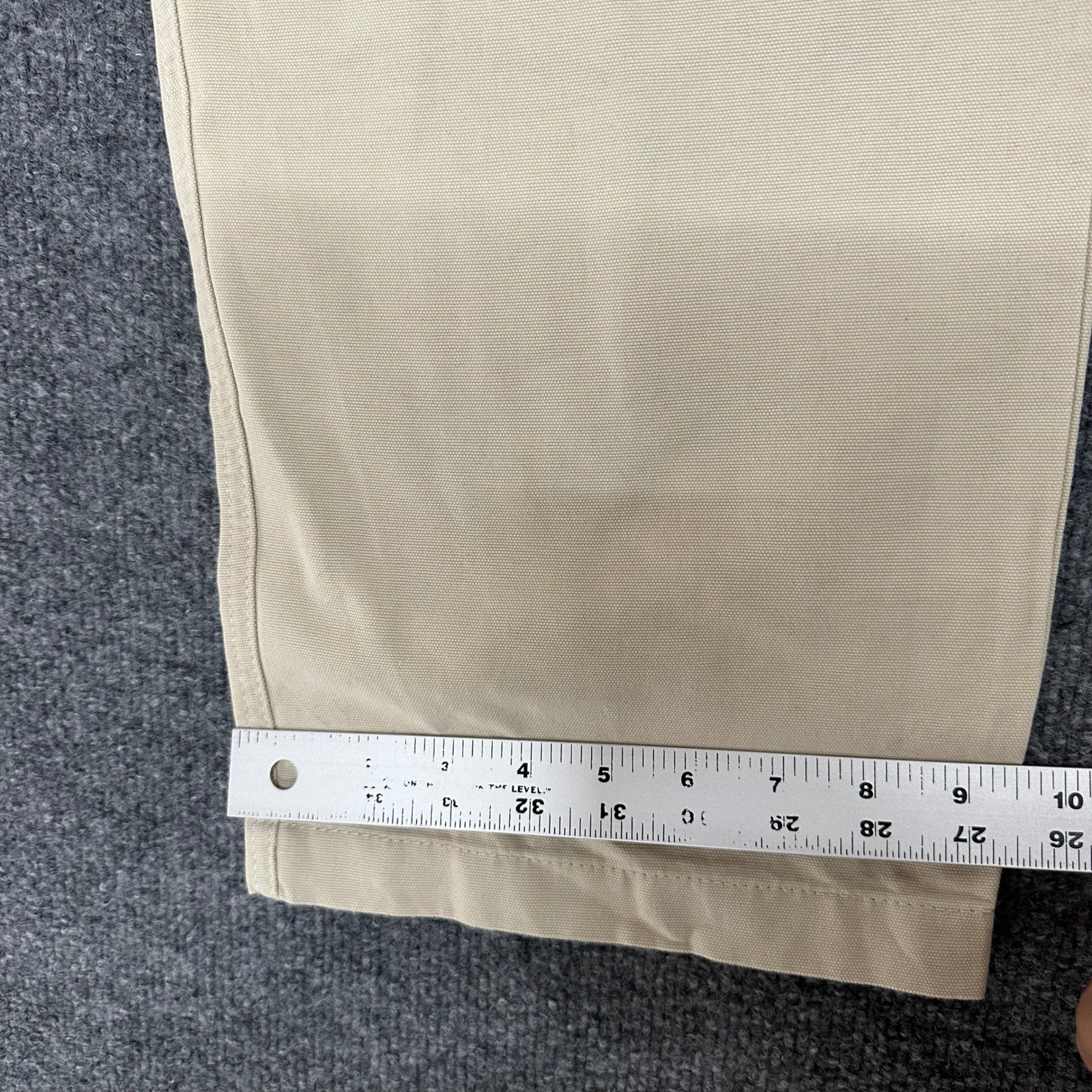 Columbia Pants Mens 38×32 Beige Canvas Utility Straight Leg Outdoor Hiking Work