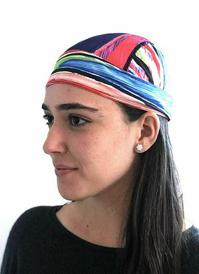 Cooling Motorcycle Wrap Biker Du Do Black Bandana Doo Rag Head Skull Cap Durag