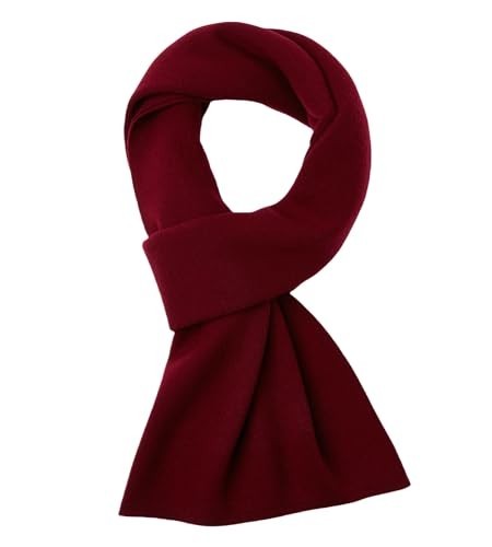 Soft Warm Cashmere Scarf for Men – Stylish Long Winter Scarf, Solid Color
