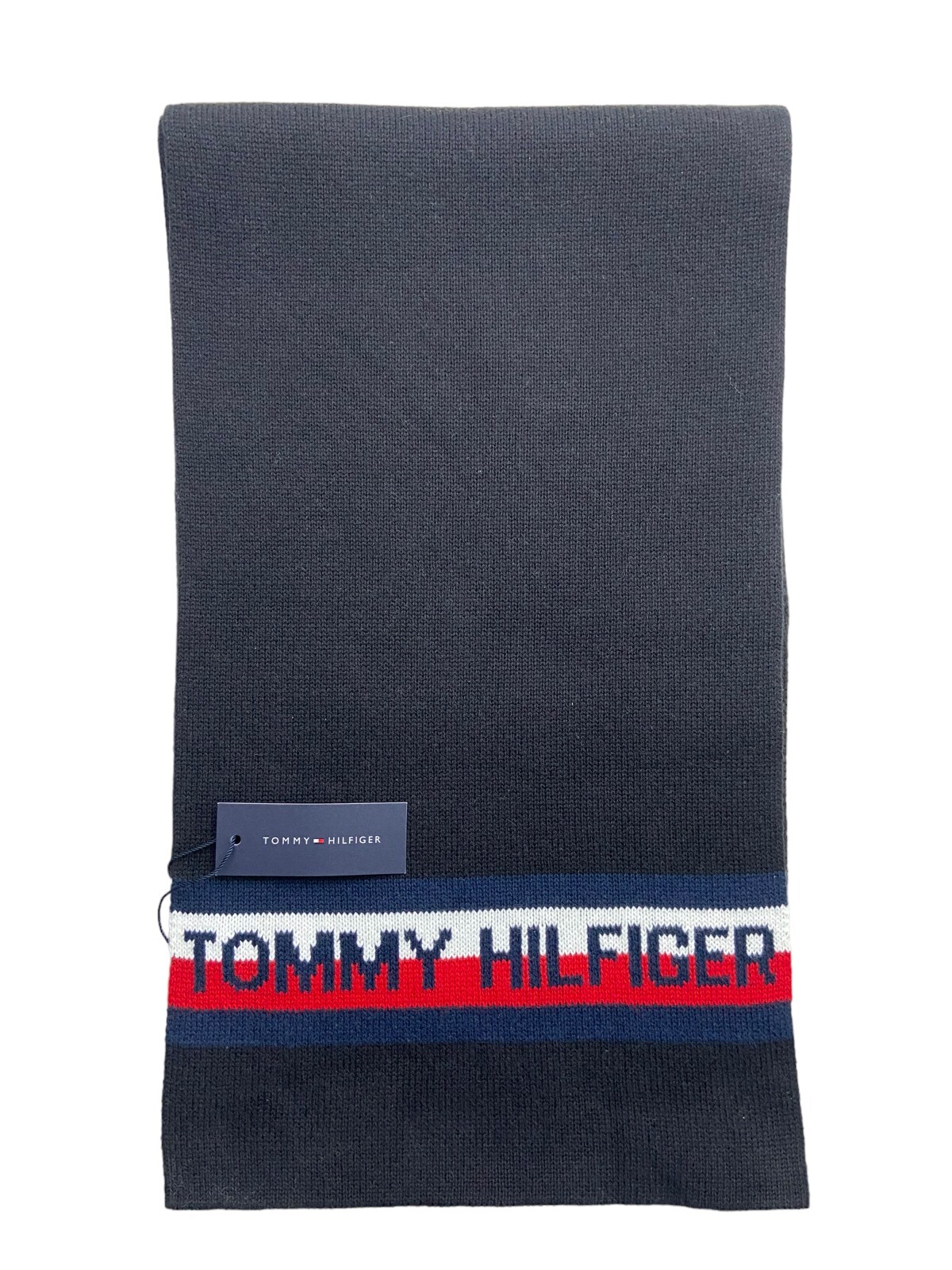 Tommy Hilfiger Winter Scarf Neck Warmer Logo Red White Blue Buyer’s Choice New