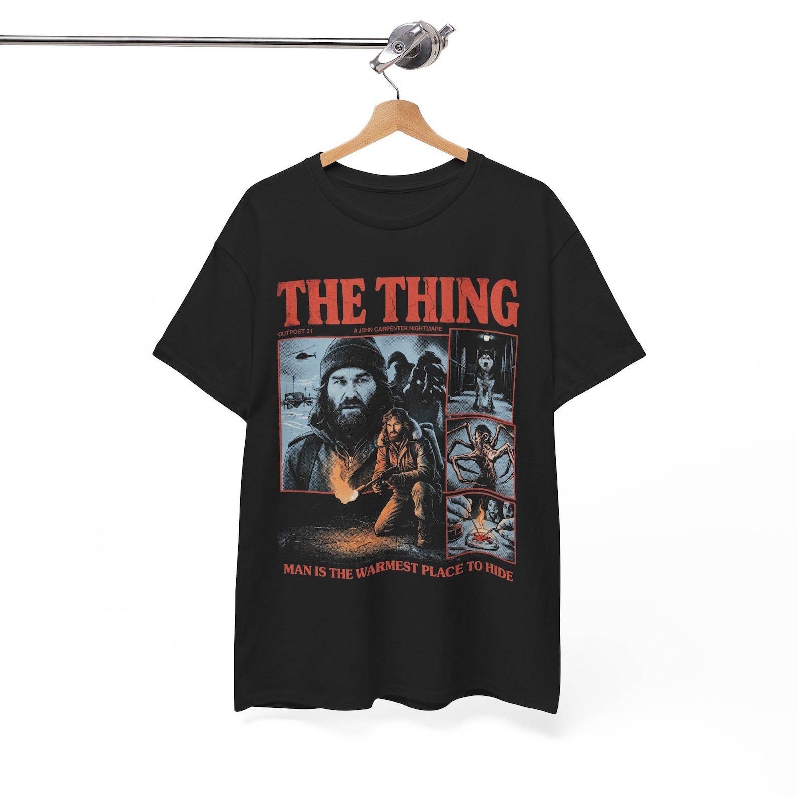 The Thing Movie Shirt, 80s Sci Fi Horror Tee, MacReady Film Lover Gift