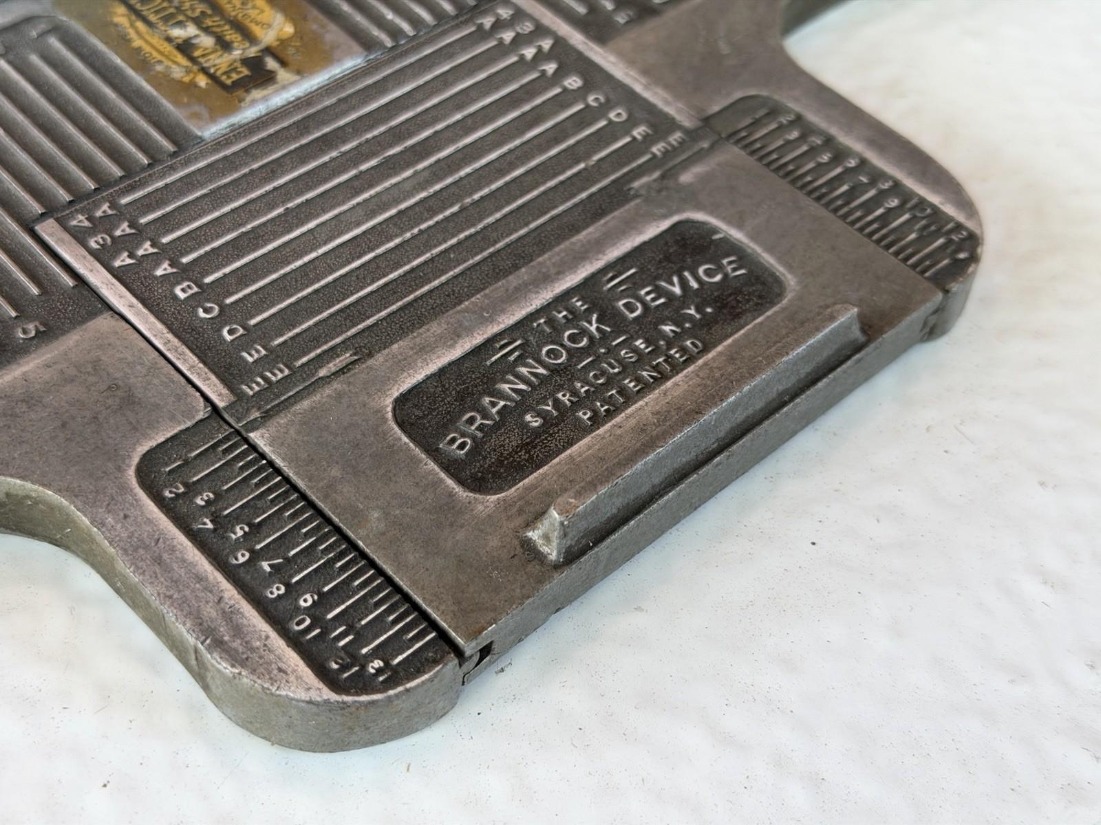 Brannock Men’s Foot Measuring Device Vintage Shoe store Syracuse NY
