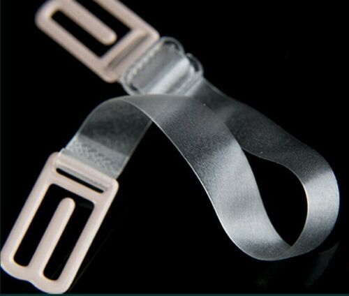 4 Pack Woman Bra Anti-Slip Strap Holder Elastic Clips Adjustable Back Rope Clips