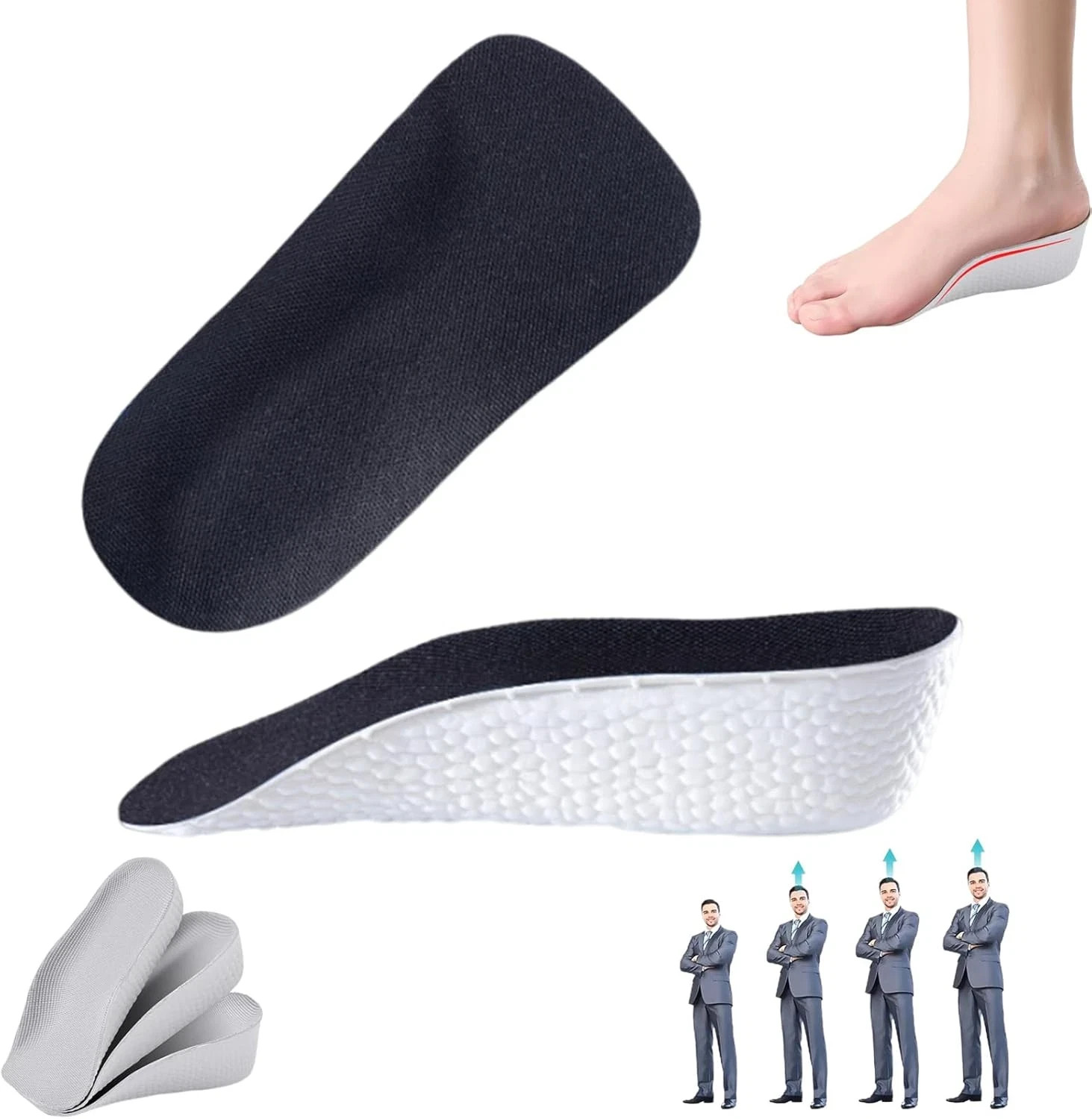 Brandone Insoles – Orthopedic High Pads 1.0 – Height Increase Insoles – Arch Sup