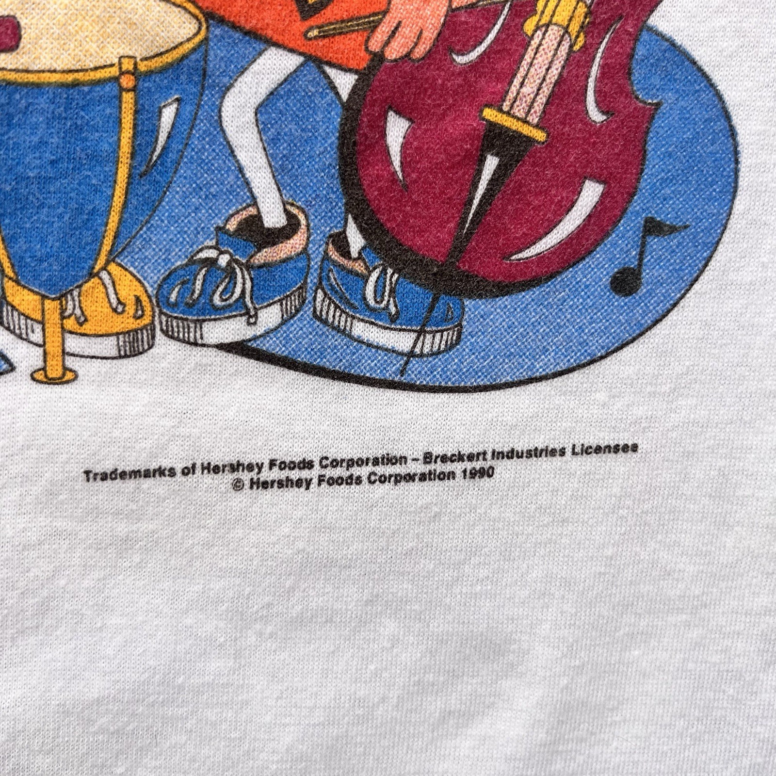 Vintage Hershey’s Candy Shirt 80s 90s Orchestra Music Reese’s Men’s XL