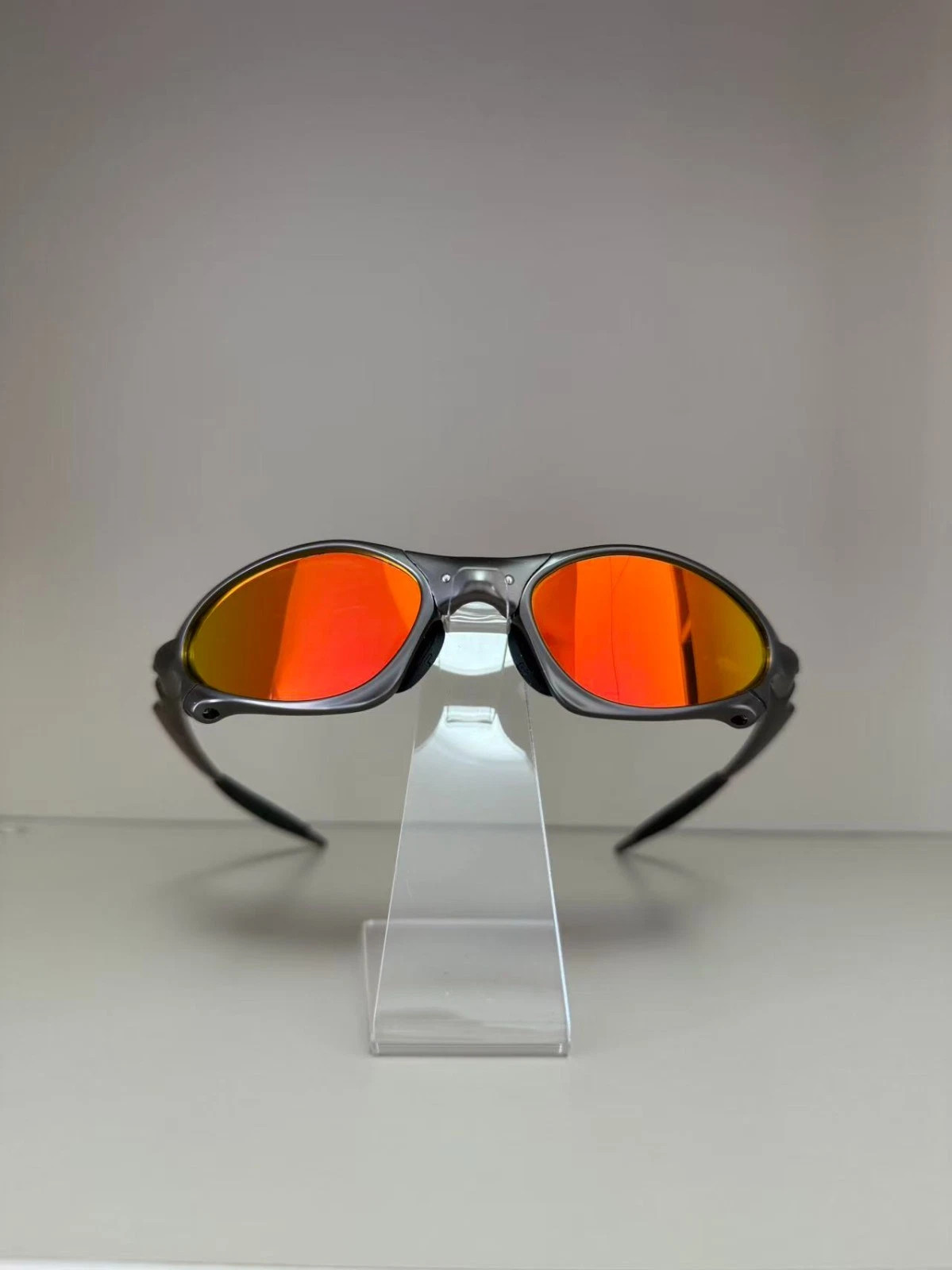 Oakley Penny & Juliet X-Metal Sunglasses Gray Frame Ruby Lens Vintage Rare