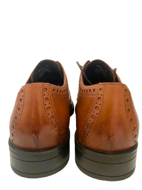 Cole Haan ME Wing Oxford Men’s British Tan Leather Almond Toe Dress Shoes