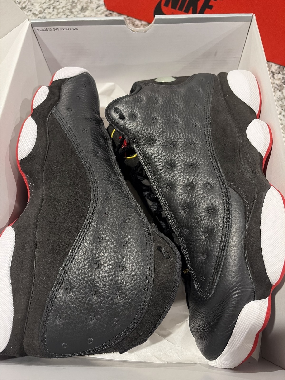 Air Jordan 13 Retro Playoffs 2023 Black Red 414571-062 Men’s Size 10.5