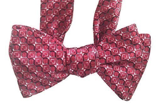 Handcrafted Silk Bowtie – Blaze – One-of-a-Kind – Pre-tied or Self-tie