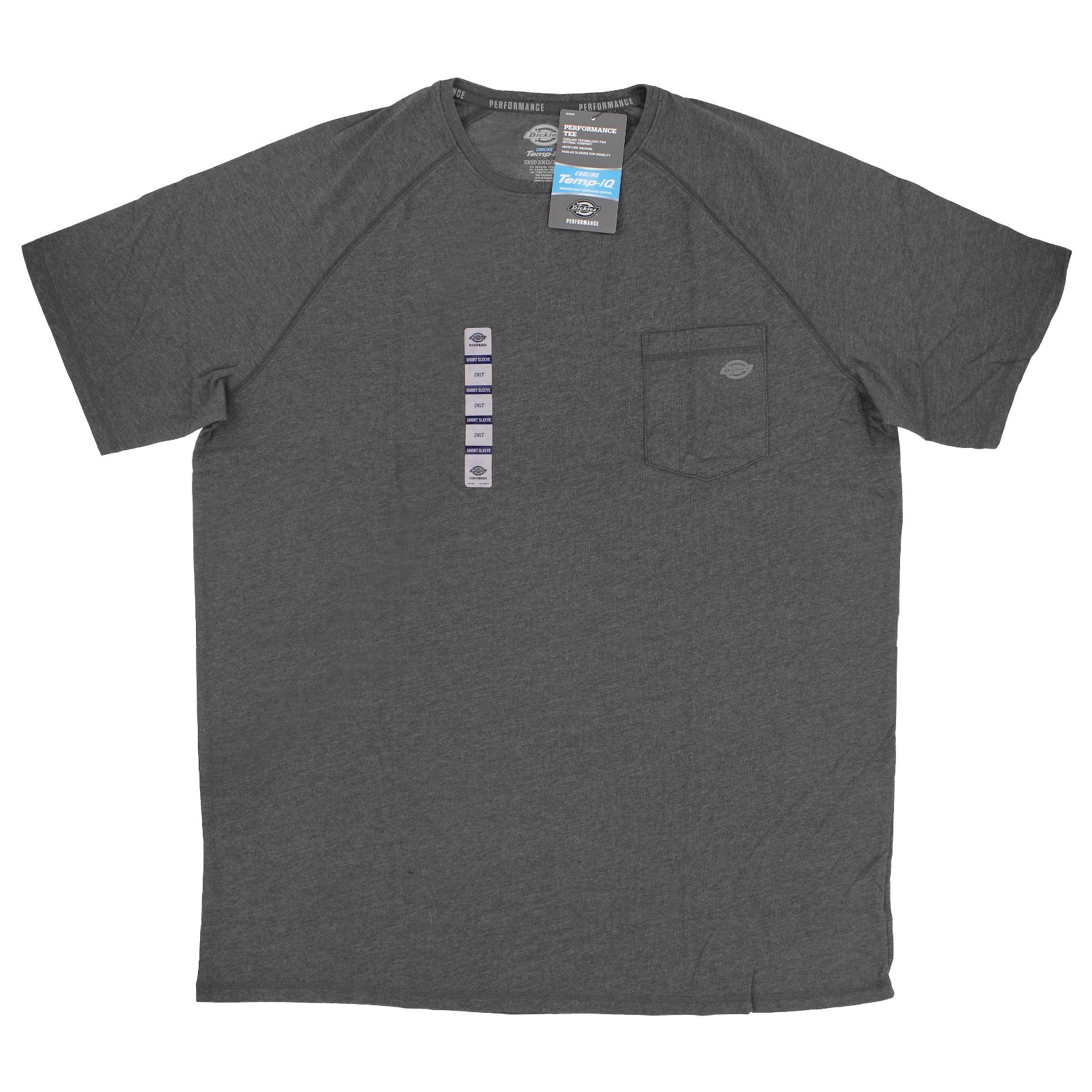 Dickies Cooling Temp IQ T-Shirt Men’s Performance Big & Tall Raglan Short Sleeve