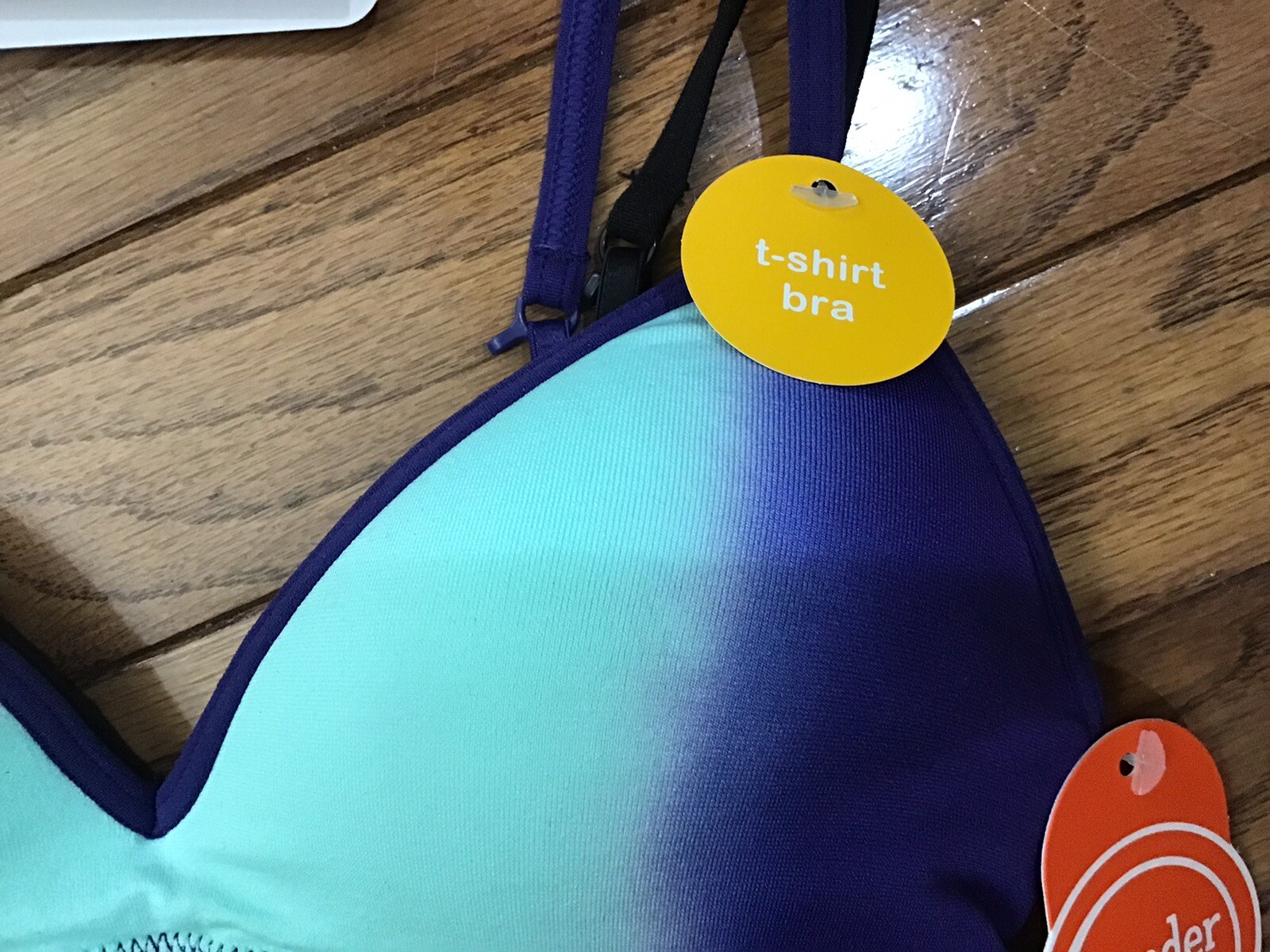 NWT Wonder Nation PL140 2 Pack No Wire Size 32 T-shirt Bras, Convertible (A12