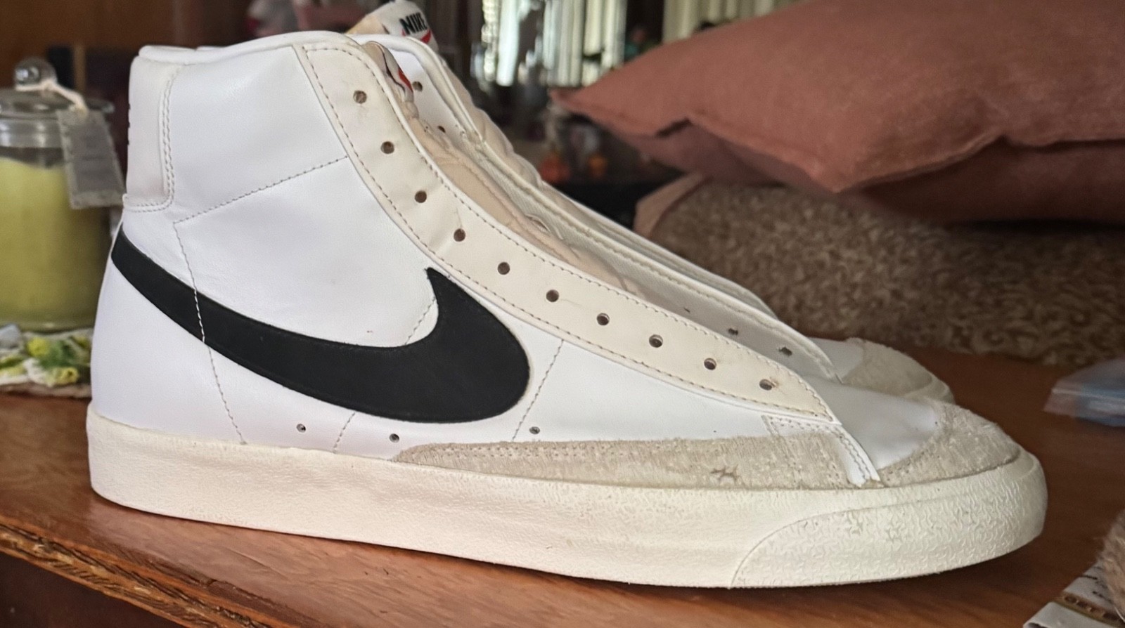Nike Blazer Mid – Men’s Size 13 – White/Black – BQ6806-100