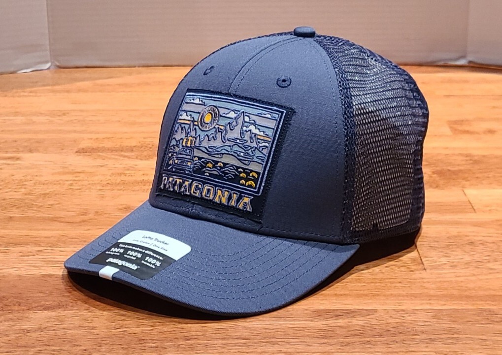 New! Patagonia Summit Road LoPro Trucker Hat Dolomite Blue Snapback Unisex