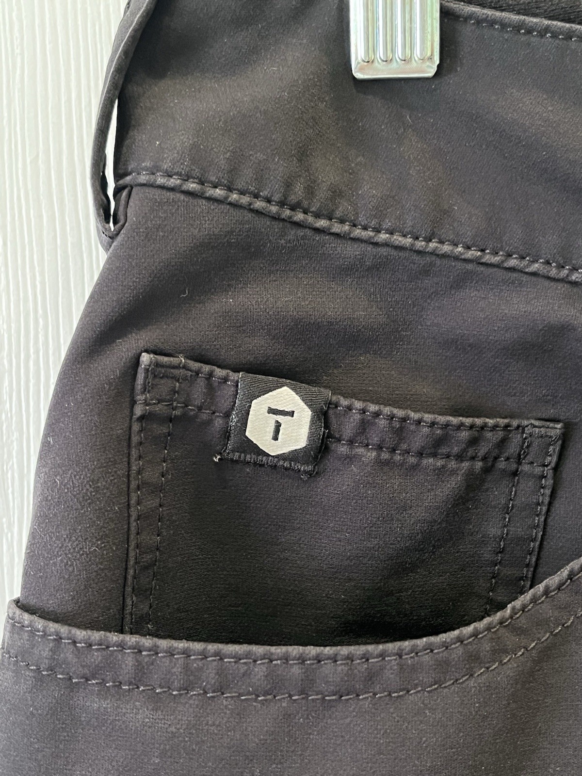 TRUEWERK BC1 Bootcut Werkpant Pants Mens 36×30 Black Stretch Workwear Chino
