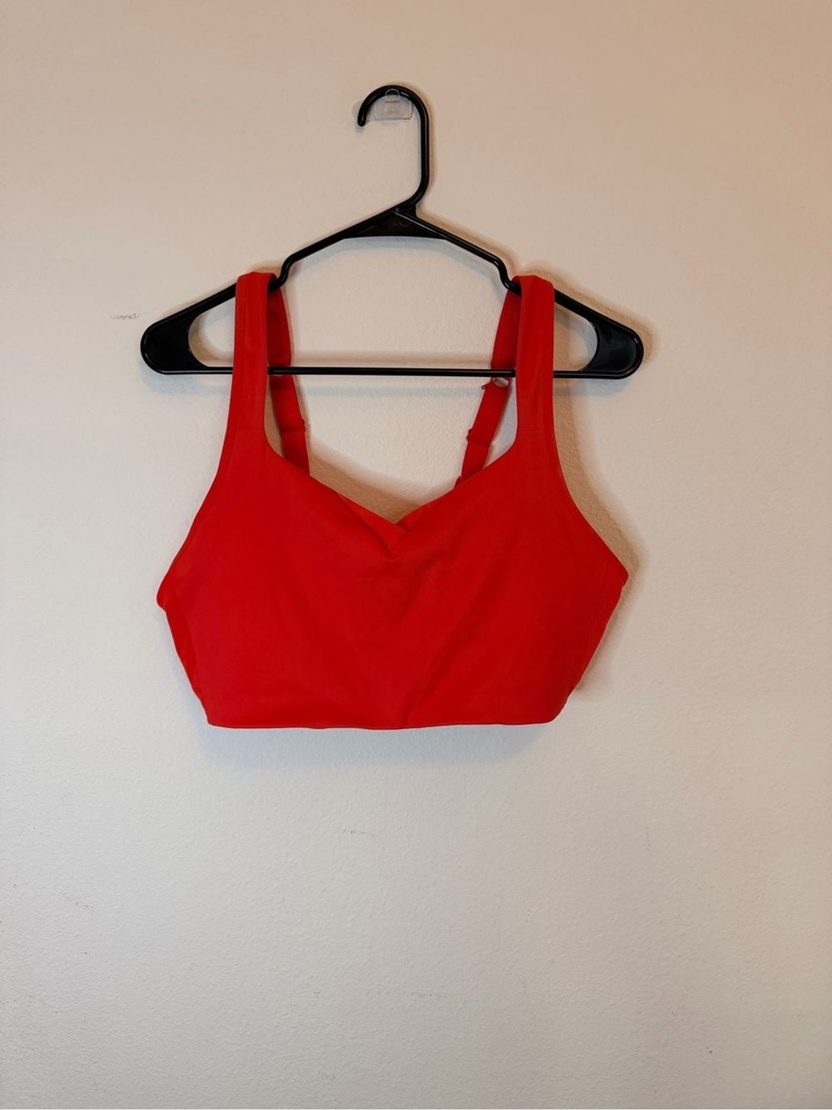 Brooks Convertible Sports Bra Red 38E High Impact Running Wireless