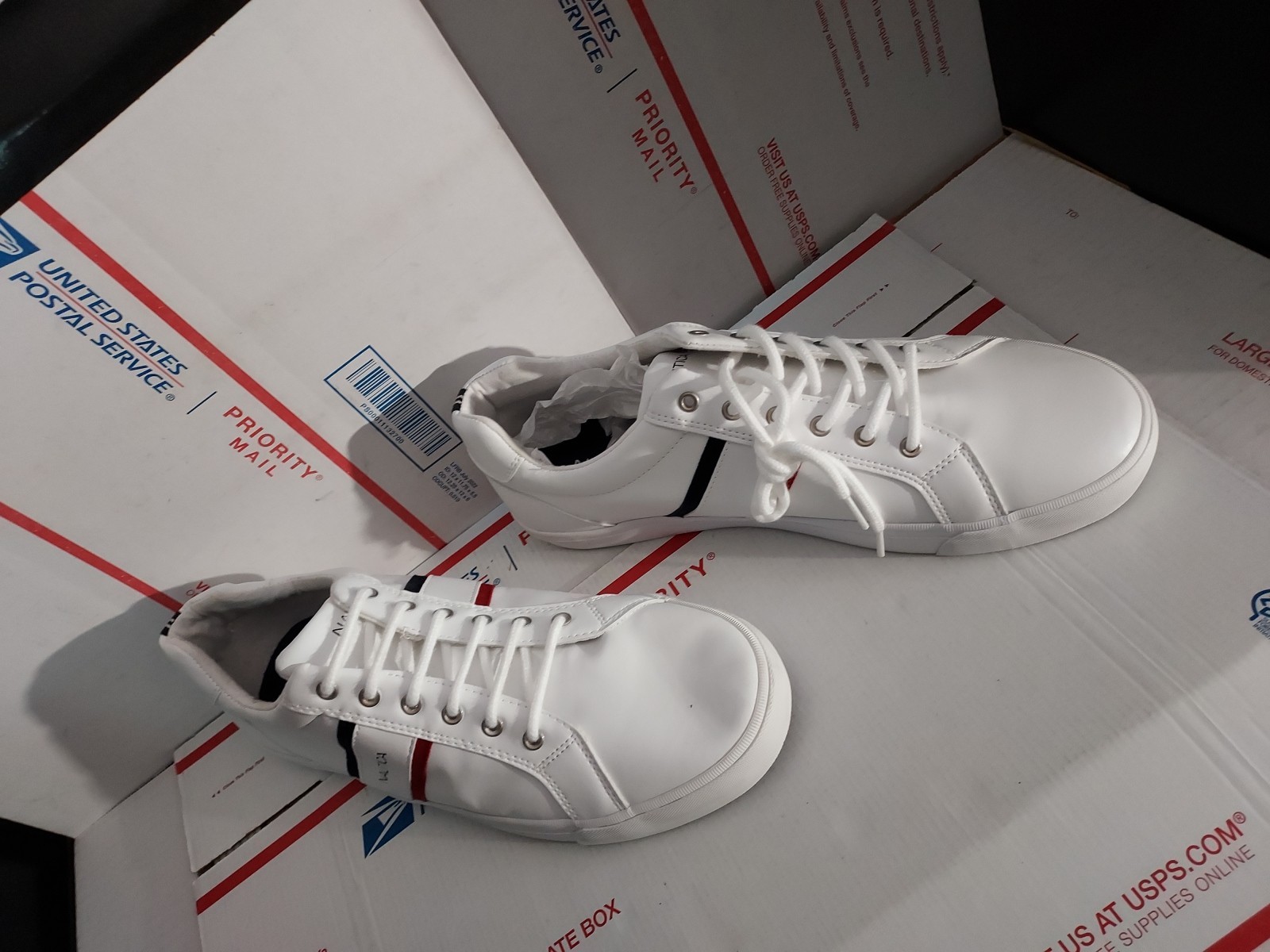 Men’s Nautica Avery White Low Cut Oxford Shoes size mens 12 – #319