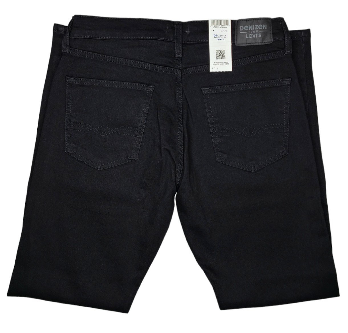 Denizen From Levi’s #11500 NEW Men’s Black Flex Stretch 232 Slim Straight Jeans