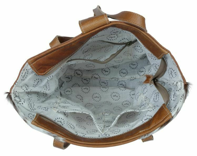 Myra Bags – Grizzly Bear Canvas & Hairon Bag