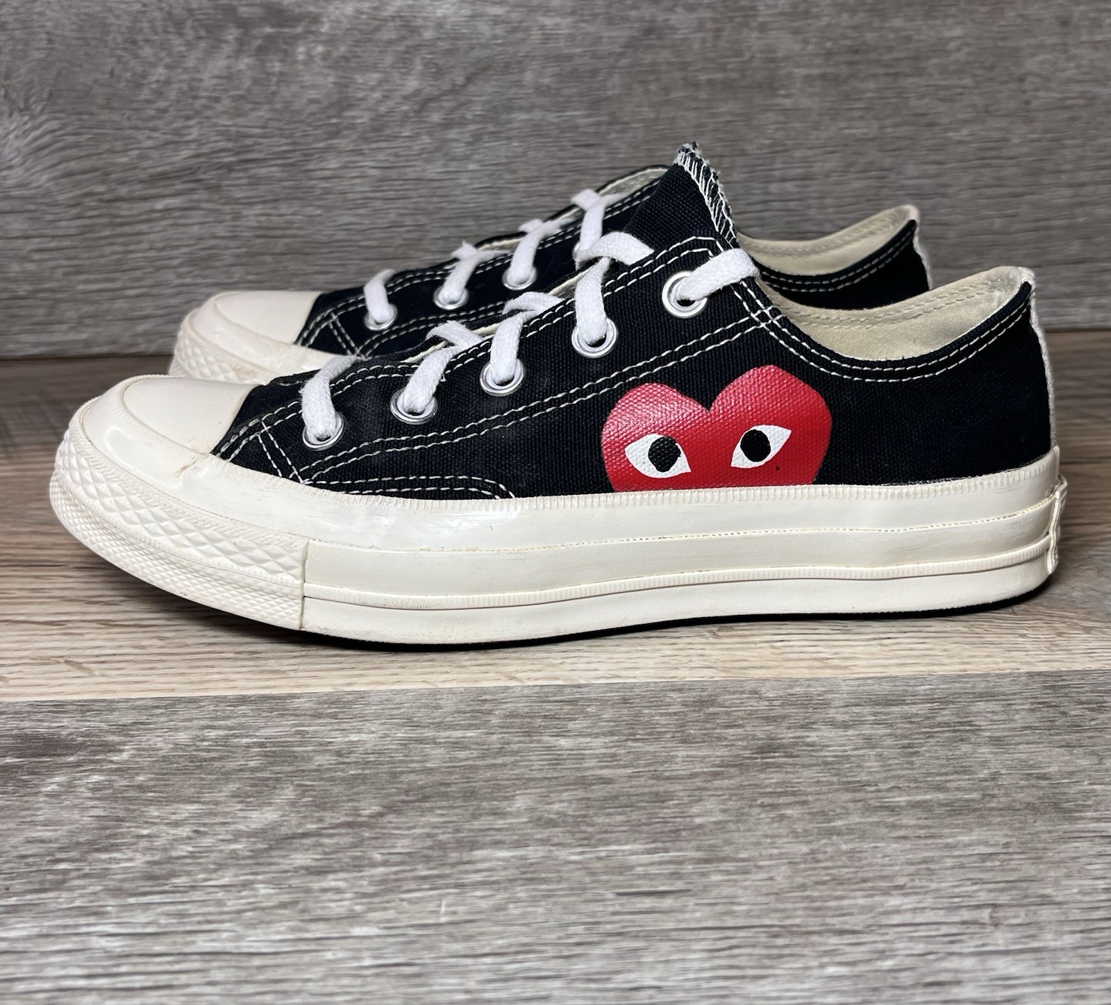 Converse All Star x Comme des Garcons Sneakers Men 4/Women 6 Low Chuck Taylors