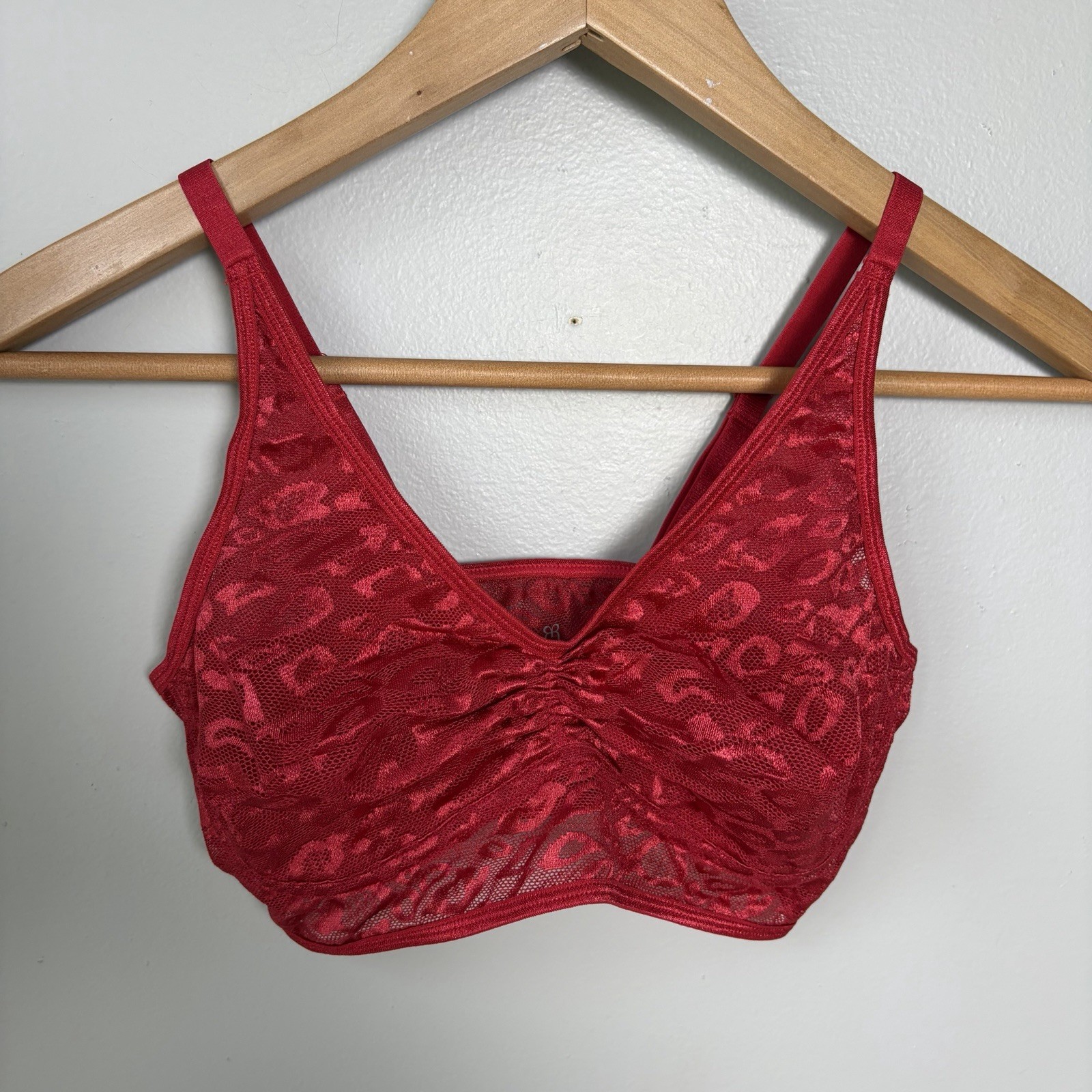 NEW- Ruby Ribbon Allure Demiette In CHERRY RED Womens Size 32