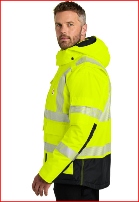 CT106694 Carhartt ANSI 107 Class 3 Waterproof Heavyweight Insulated Jac Large