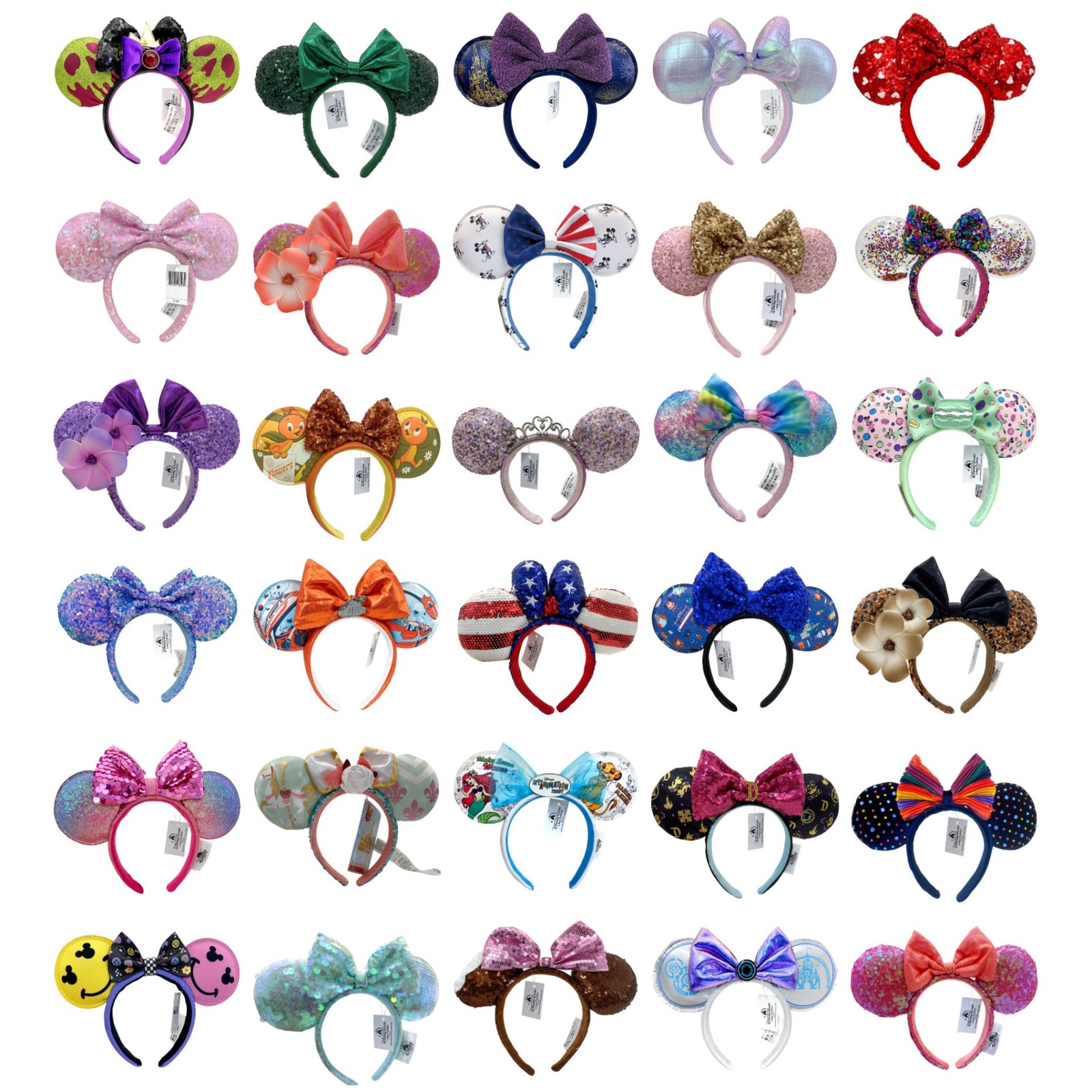 Disney-Park’s Sequin Minnie Mouse Ears Headbands Mickey Ears Headband US Stock