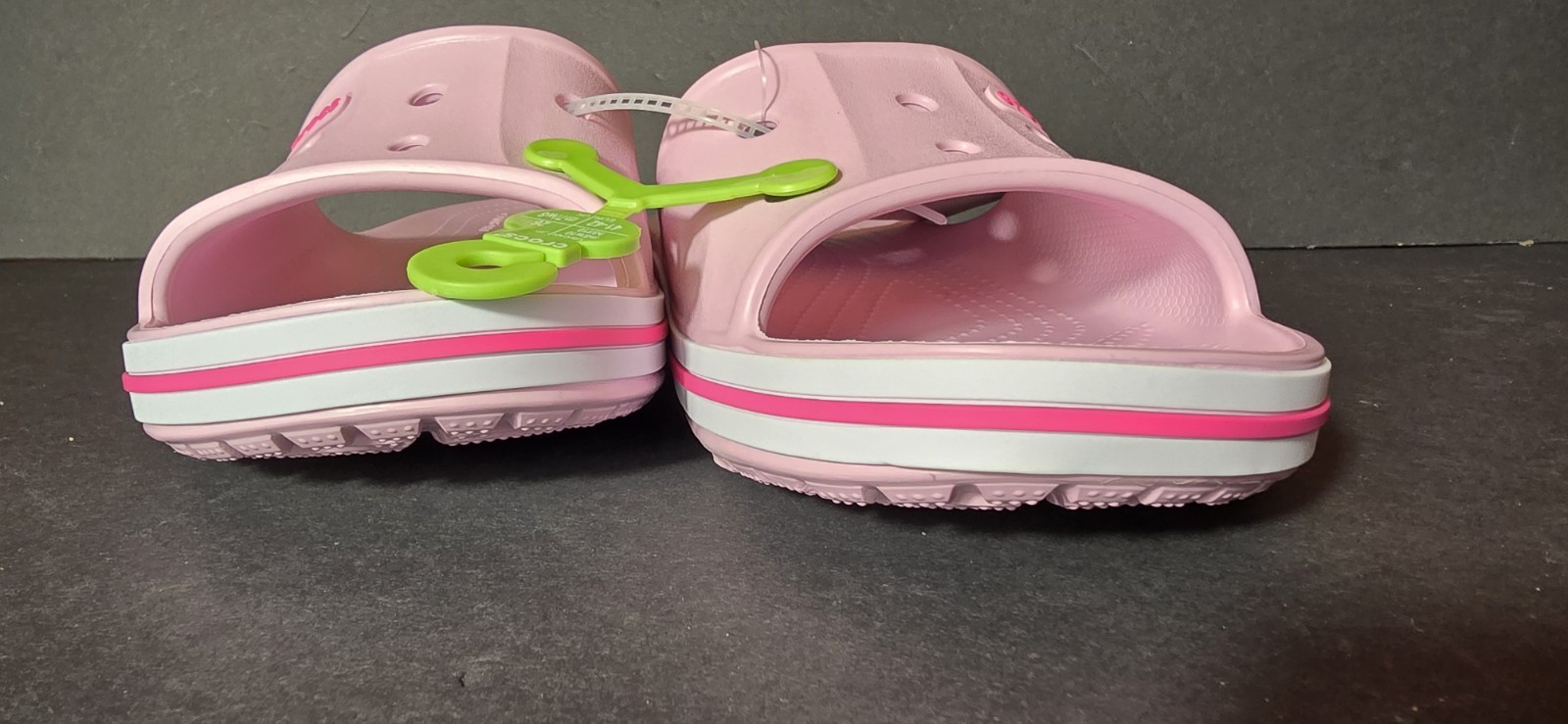 Bayaband Pink Croc Slides, Mens 8, Women’s 10, NWT