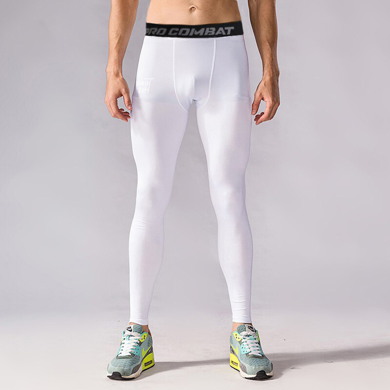 Man’s Compression Base Thermal Layer Workout Leggings Gym Sports Training Pants