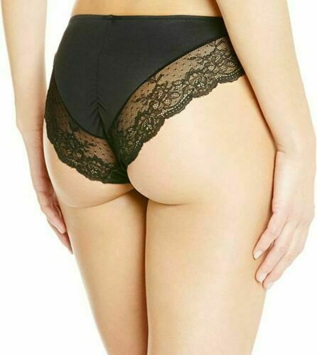 Maidenform Women’s Comfort Devotion Lace Back Tanga Underwear Black Small (5)