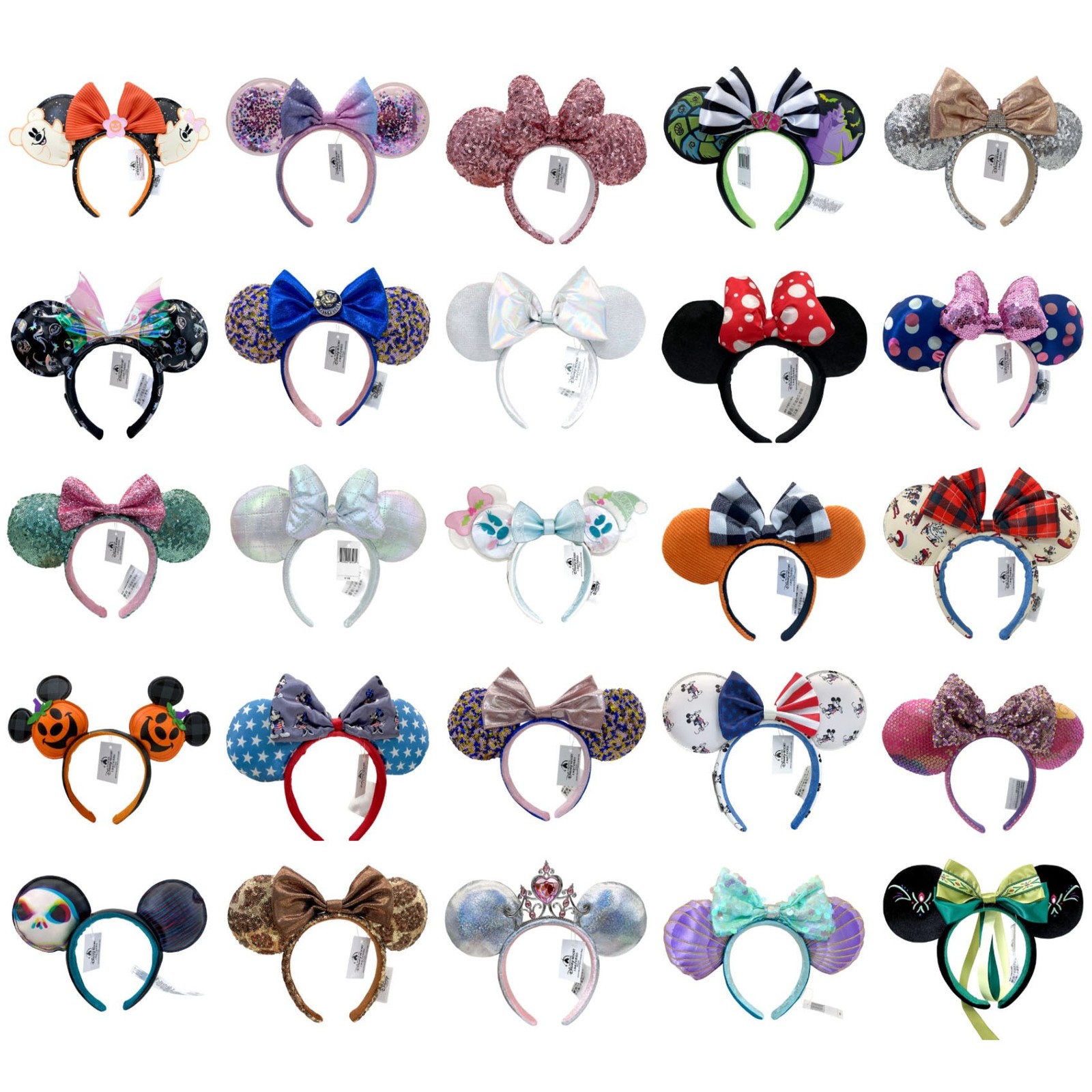 Disney-Park’s Sequin Minnie Mouse Ears Headbands Mickey Ears Headband US Stock