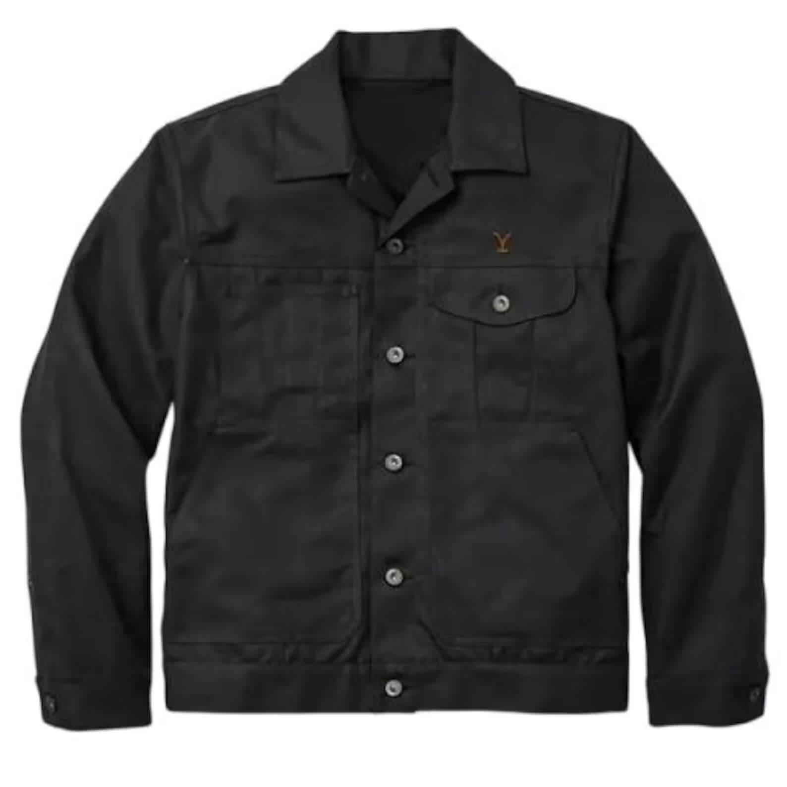Rip Wheeler Yellowstone Black Cotton Jacket