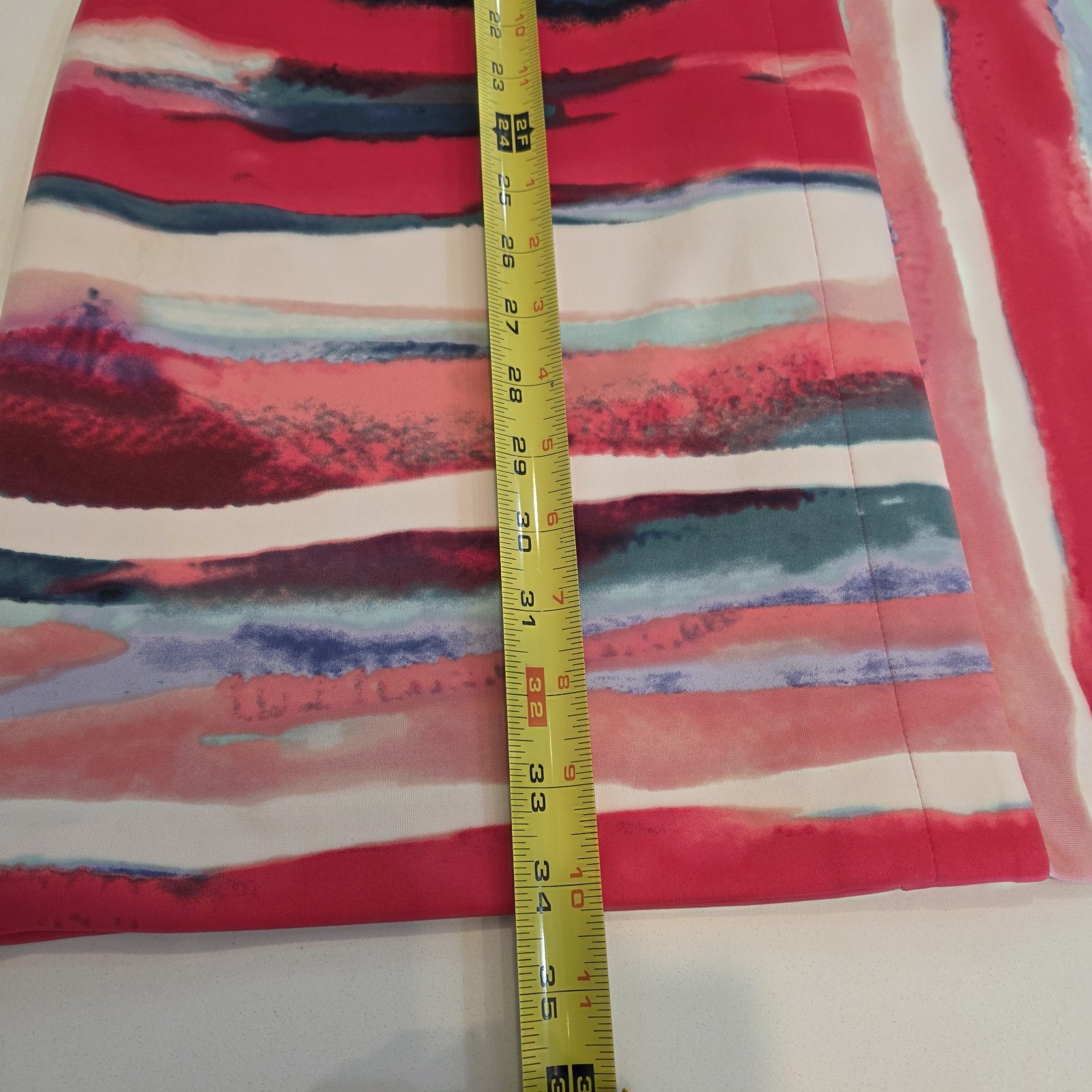 Vince Camuto Striped Sheath Dress Women’s 2 Pink White Blue Short Sleeve Zip