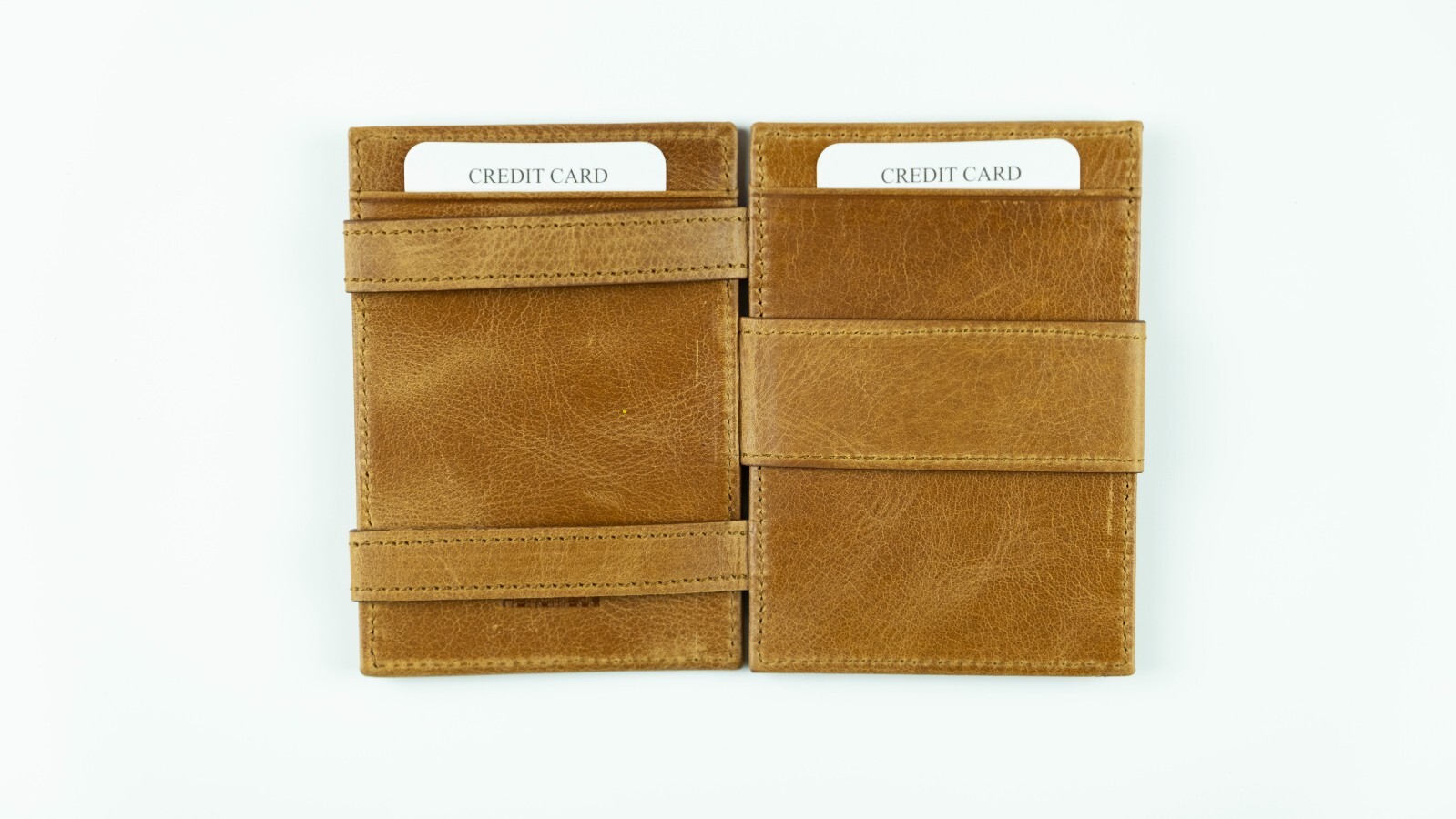 Handmade Leather Magic Slim Wallet – Minimalist RFID Front Pocket Wallet