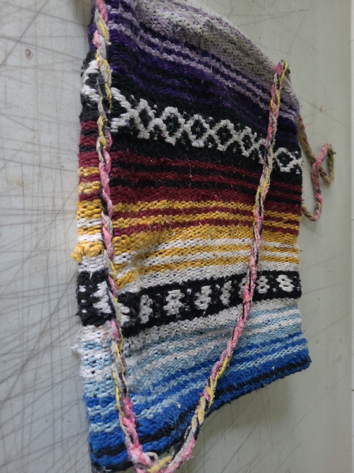 Women’s Hand Made Crocheted Medium Multicolor Shoulder Bag