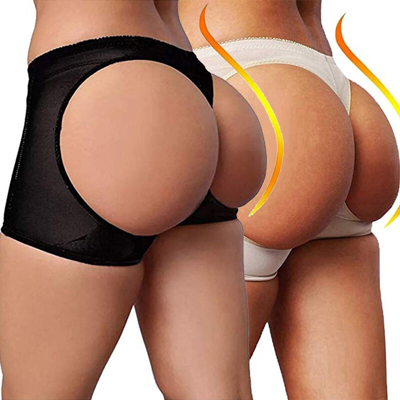 BOOTY BRA INVISIBLE LIFT BUTT LIFTER SHAPER PANTY TUMMY CONTROL BOYSHORTS SHORTS
