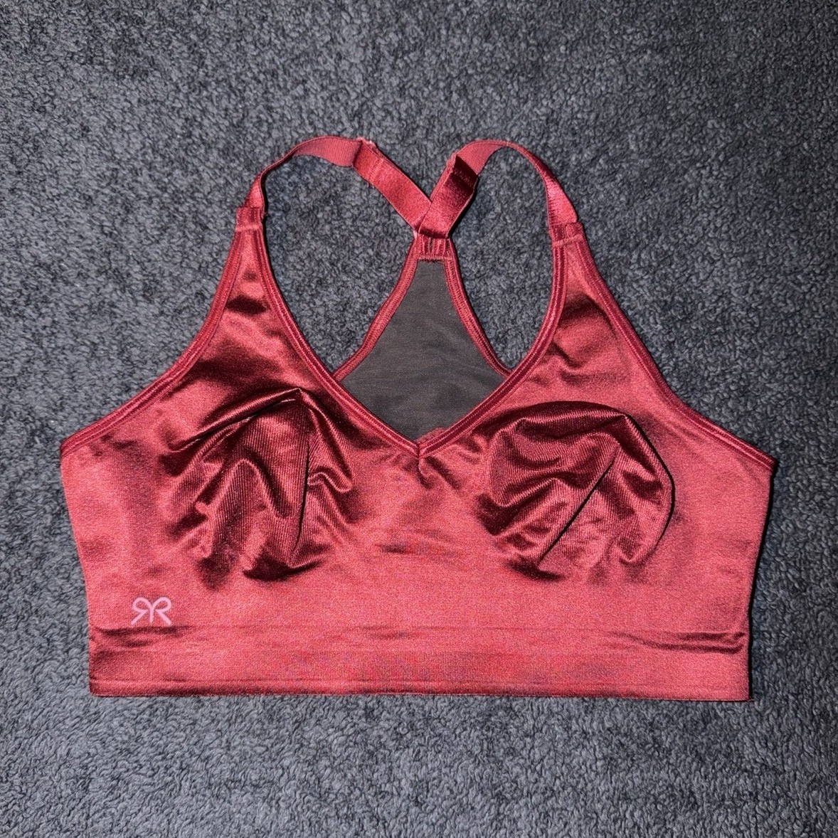 Ruby Ribbon Burgundy Sport Demiette Bra