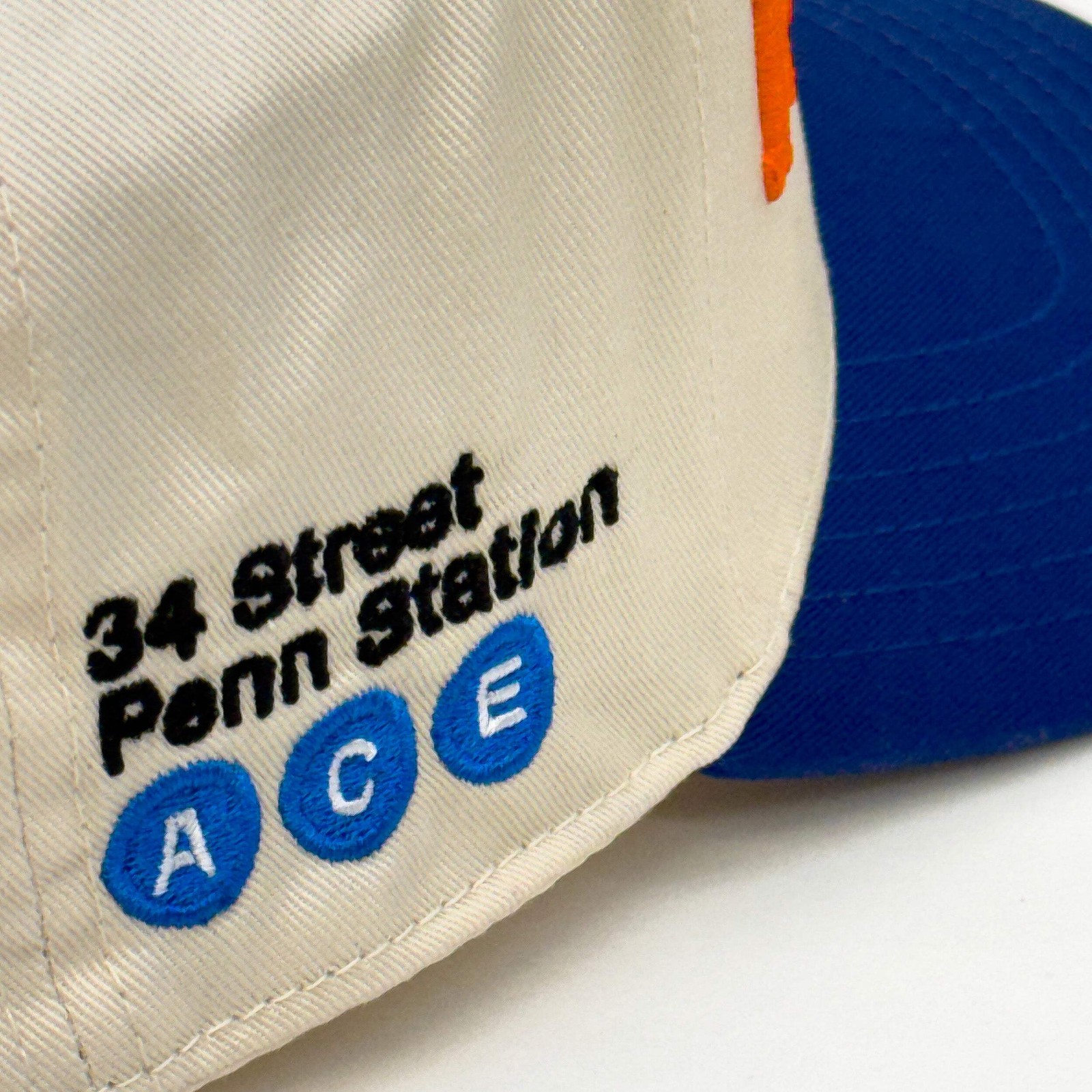 NYK Subway Snapback | Blue & Natural