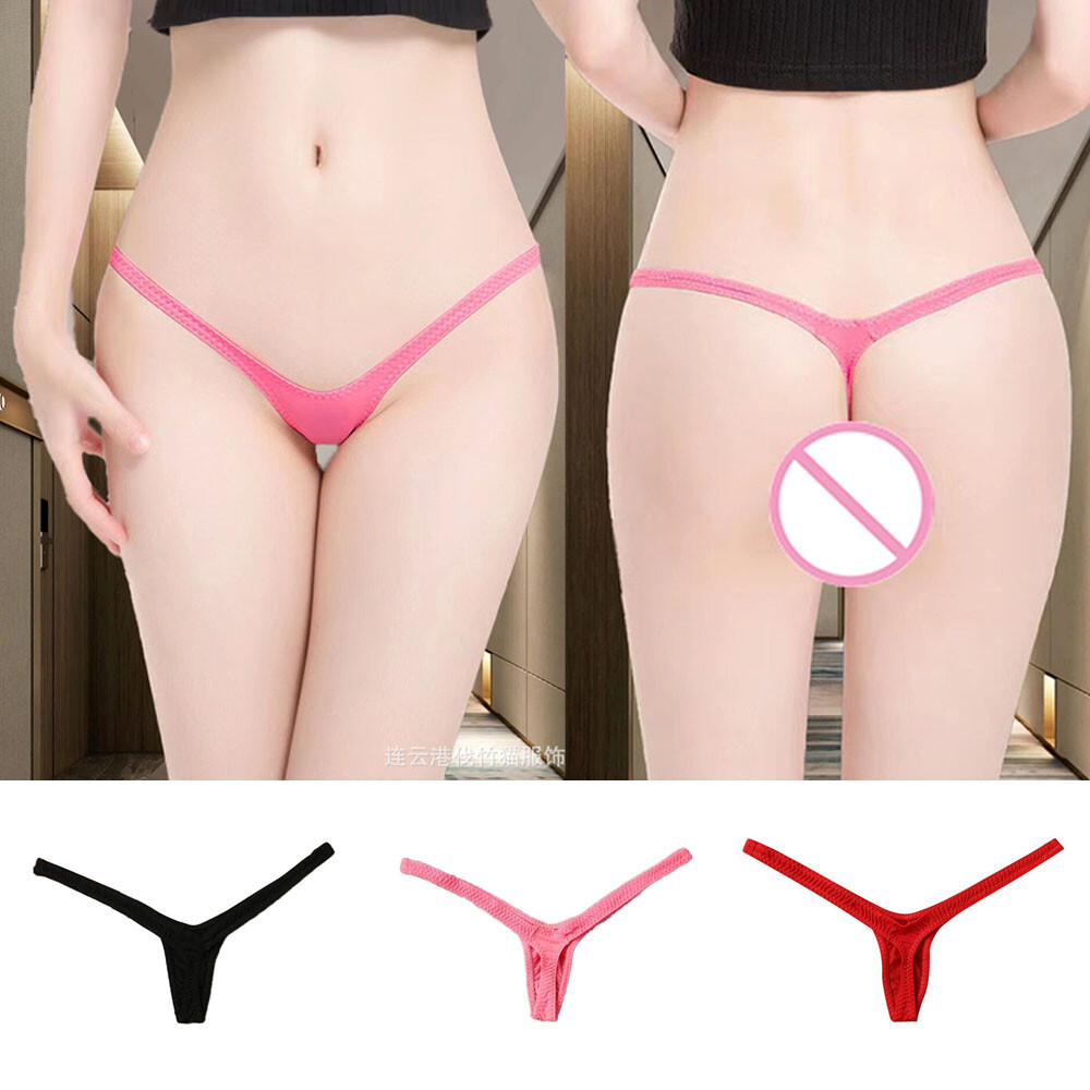 Women’s Sexy Lingerie Underwear Mini T-back Micro G-string Thongs Briefs Panties
